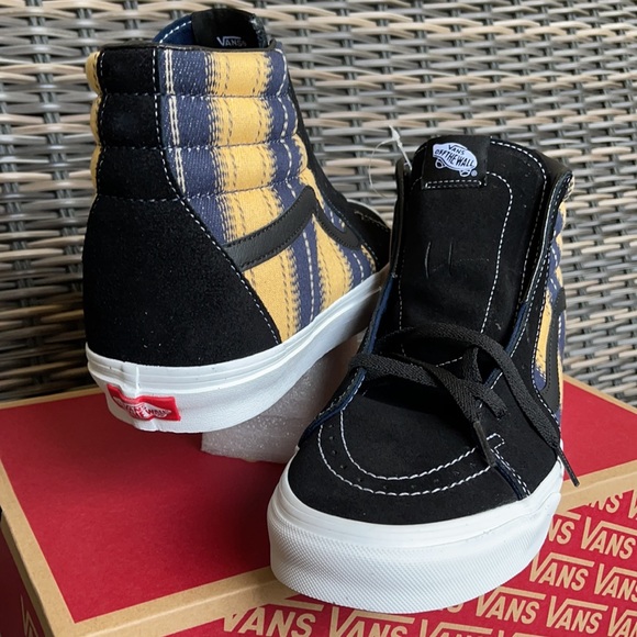 Vans Sk8-Hi Denim Stripes Black/True White WMNS - Picture 10 of 16